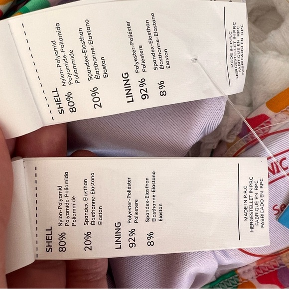 NWT Boho Wavy Striped Strappy V-Neck Top & Cutout Bikini Set SIZE SMALL - Picture 14 of 17